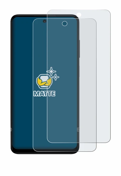Imagen del dispositivo HMD Pulse Pro con una amplia variedad de protectores de pantalla.