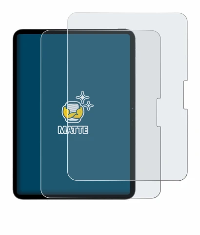 Imagen del dispositivo Apple iPad Pro 11" 2024 con una amplia variedad de protectores de pantalla.