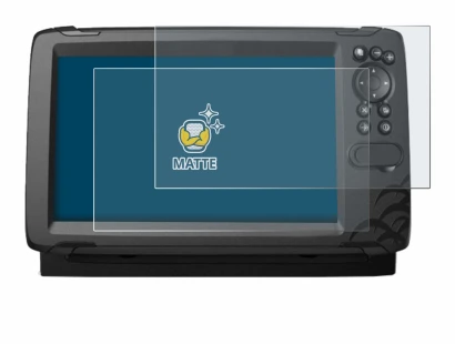 Imagen del dispositivo Lowrance HOOK Reveal 9 con una amplia variedad de protectores de pantalla.