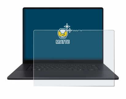 Imagen del dispositivo ASUS ProArt P16 con una amplia variedad de protectores de pantalla.