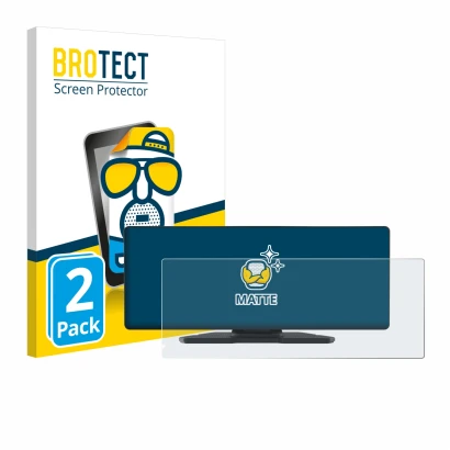 Parte frontal de un envase de producto con el logotipo de la marca BROTECT. Al lado se muestra el dispositivo Carpuride W903 9