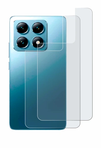 Imagen del dispositivo Xiaomi 14T (Trasero) con una amplia variedad de protectores de pantalla.