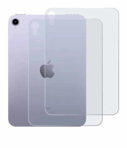 Imagen del dispositivo Apple iPad Mini 7 WiFi 2024 (Trasero) con una amplia variedad de protectores de pantalla.