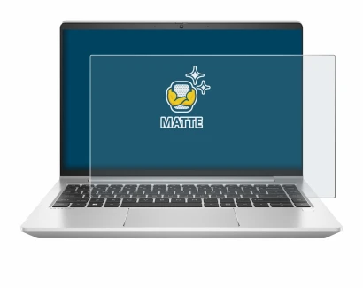 Imagen del dispositivo HP ProBook 445 G9 con una amplia variedad de protectores de pantalla.