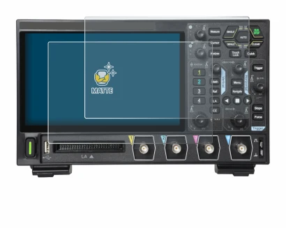Imagen del dispositivo Rigol DHO914 con una amplia variedad de protectores de pantalla.