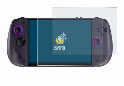 Imagen del dispositivo Lenovo Legion Go S con una amplia variedad de protectores de pantalla.