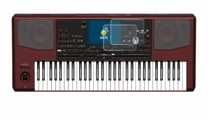 Imagen del dispositivo KORG Pa700 con una amplia variedad de protectores de pantalla.