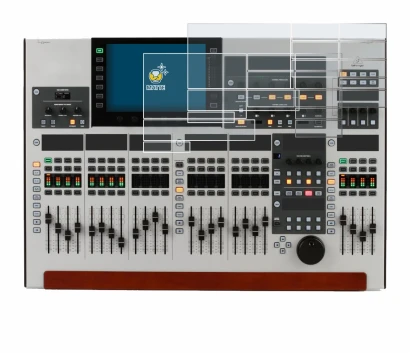 Imagen del dispositivo Behringer Wing (Set compuesto por 11 láminas) con una amplia variedad de protectores de pantalla.