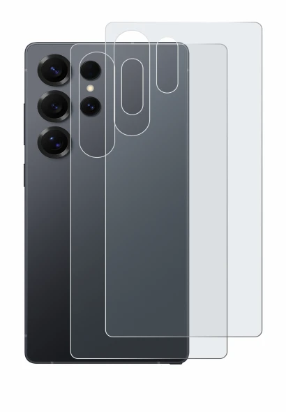 Imagen del dispositivo Samsung Galaxy S25 Ultra Enterprise Edition (Trasero) con una amplia variedad de protectores de pantall