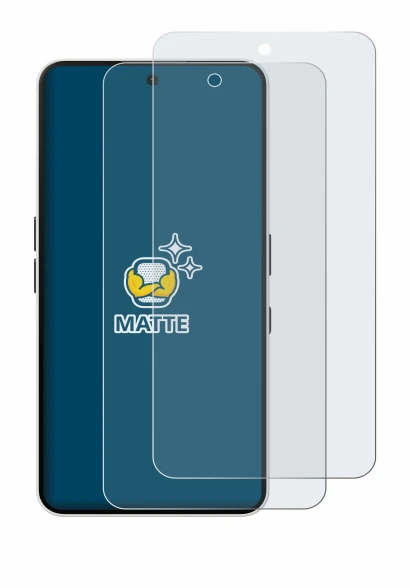 Imagen del dispositivo Nothing Phone (3a) con una amplia variedad de protectores de pantalla.