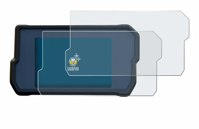 Imagen del dispositivo KTM 390 / 890 Adventure 2020+ con una amplia variedad de protectores de pantalla.