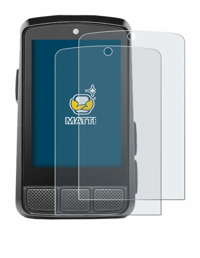 Imagen del dispositivo Wahoo Elemnt Bolt 3 con una amplia variedad de protectores de pantalla.