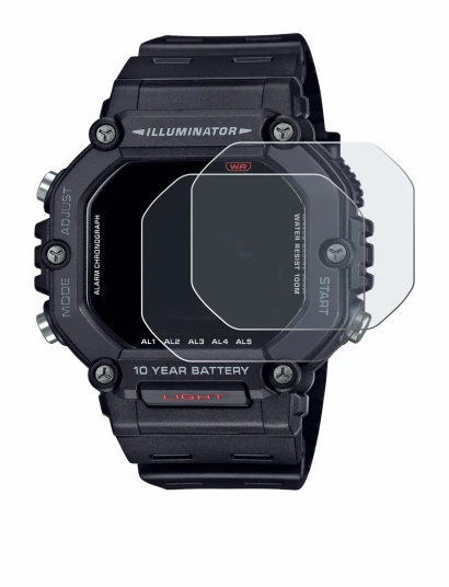 Imagen del dispositivo Casio AE-1600H con una amplia variedad de protectores de pantalla.