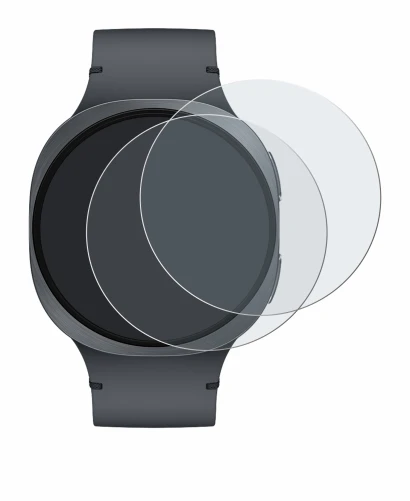 Imagen del dispositivo Samsung Galaxy Watch 8 (44 mm) con una amplia variedad de protectores de pantalla.