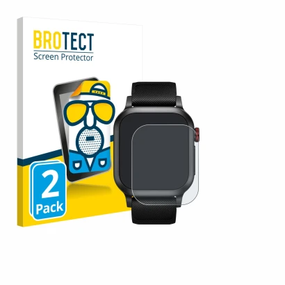 Parte frontal de un envase de producto con el logotipo de la marca BROTECT. Al lado se muestra el dispositivo Haylou Iron Neo 