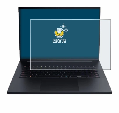 Imagen del dispositivo Razer Blade 18 2025 con una amplia variedad de protectores de pantalla.