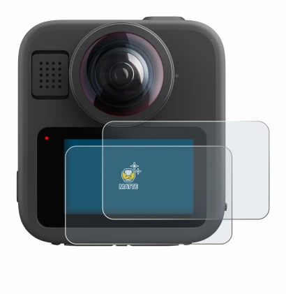 Imagen del dispositivo GoPro Max 2 con una amplia variedad de protectores de pantalla.