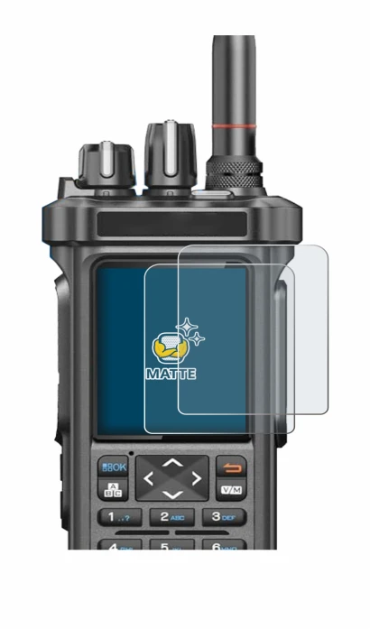 Imagen del dispositivo Radtel RT-950 Pro con una amplia variedad de protectores de pantalla.