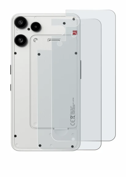 Imagen del dispositivo Nothing Phone (3a) Lite (Trasero) con una amplia variedad de protectores de pantalla.