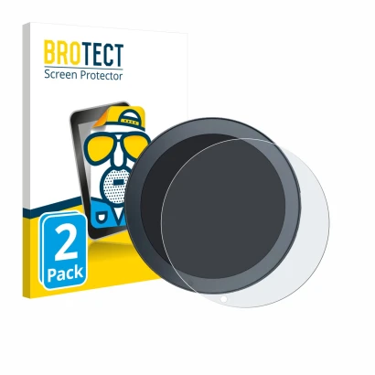 Parte frontal de un envase de producto con el logotipo de la marca BROTECT. Al lado se muestra el dispositivo QJ Motor SRV 600