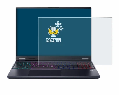 Imagen del dispositivo Acer Predator Helios Neo 16 AI con una amplia variedad de protectores de pantalla.