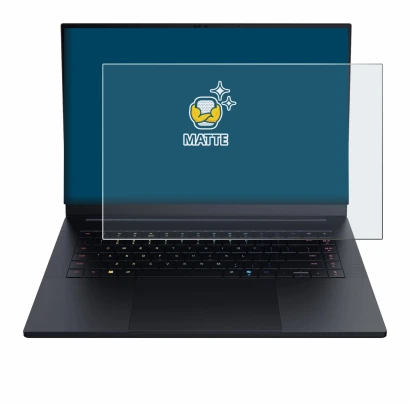 Imagen del dispositivo Razer Blade 16 2025 con una amplia variedad de protectores de pantalla.