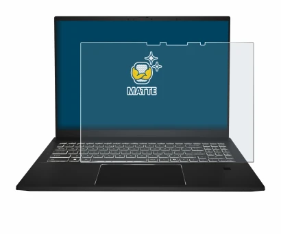Imagen del dispositivo MSI Summit A16 AI+ con una amplia variedad de protectores de pantalla.