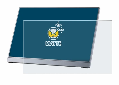 Imagen del dispositivo Arzopa Z3FC 16.1" con una amplia variedad de protectores de pantalla.