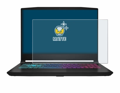 Imagen del dispositivo MSI Katana 15 HX B14 con una amplia variedad de protectores de pantalla.