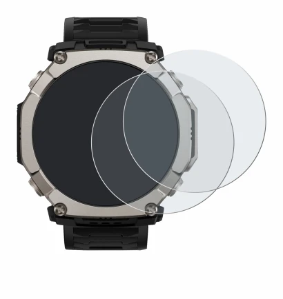 Imagen del dispositivo Huami Amazfit T-Rex Ultra 2 con una amplia variedad de protectores de pantalla.