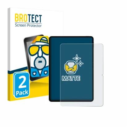 Parte frontal de un envase de producto con el logotipo de la marca BROTECT. Al lado se muestra el dispositivo Xiaomi Pad 8 Pro