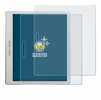 Imagen del dispositivo Bigme B7 Pro con una amplia variedad de protectores de pantalla.