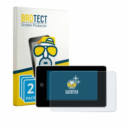 Parte frontal de un envase de producto con el logotipo de la marca BROTECT. Al lado se muestra el dispositivo Balearis PRO 3 c
