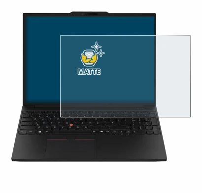 Imagen del dispositivo Lenovo ThinkPad P16s Gen 5 con una amplia variedad de protectores de pantalla.