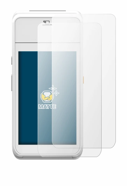 Imagen del dispositivo Pax A99 con una amplia variedad de protectores de pantalla.
