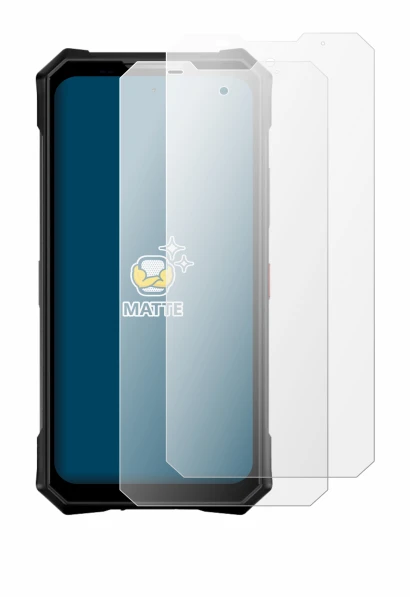 Imagen del dispositivo Doogee V50 con una amplia variedad de protectores de pantalla.