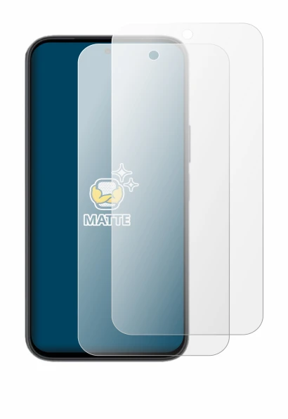 Imagen del dispositivo Honor X6e con una amplia variedad de protectores de pantalla.