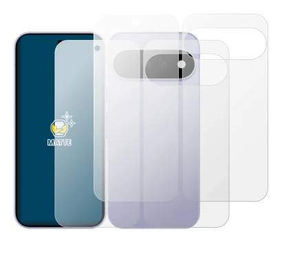 Imagen del dispositivo Google Pixel 11 (Frontal+Trasero) con una amplia variedad de protectores de pantalla.