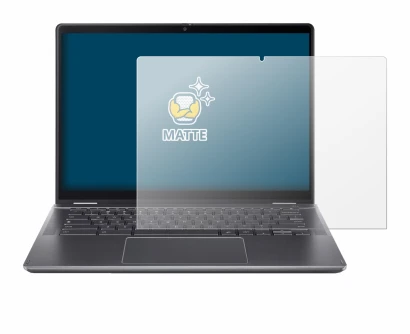 Imagen del dispositivo Acer Chromebook Plus Spin 514 con una amplia variedad de protectores de pantalla.