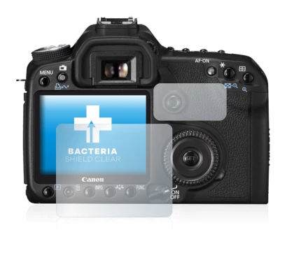 Imagen del dispositivo Canon EOS 50D con una amplia variedad de protectores de pantalla.