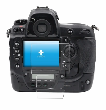 Imagen del dispositivo Nikon D3x con una amplia variedad de protectores de pantalla.