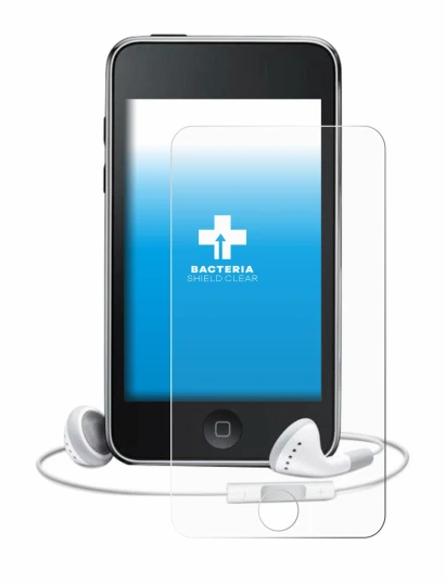 Imagen del dispositivo Apple iPod Touch (3a Gen.) con una amplia variedad de protectores de pantalla.