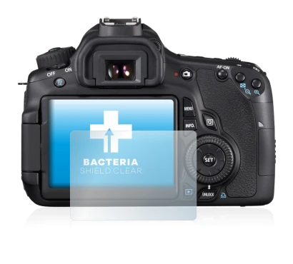 Imagen del dispositivo Canon EOS 60D con una amplia variedad de protectores de pantalla.