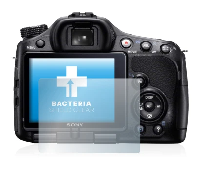 Imagen del dispositivo Sony Alpha 65V (SLT-A65V) con una amplia variedad de protectores de pantalla.