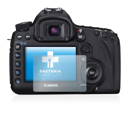 Imagen del dispositivo Canon EOS 5D Mark III con una amplia variedad de protectores de pantalla.
