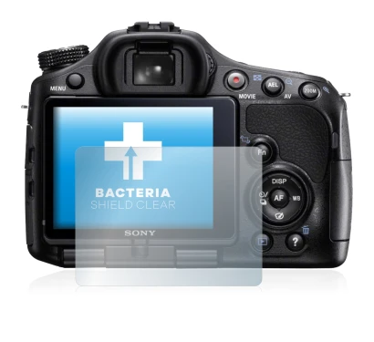 Imagen del dispositivo Sony Alpha 57 (SLT-A57) con una amplia variedad de protectores de pantalla.