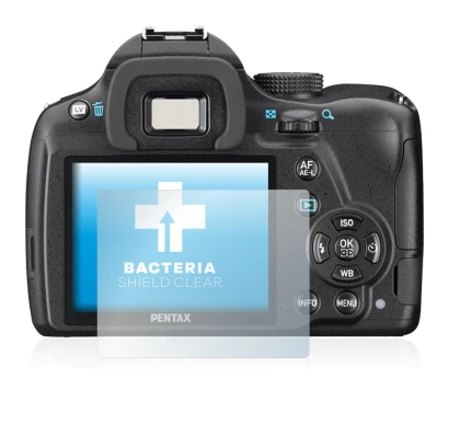 Imagen del dispositivo Pentax K-50 con una amplia variedad de protectores de pantalla.