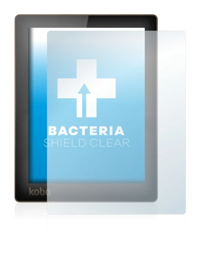 Imagen del dispositivo Kobo Aura con una amplia variedad de protectores de pantalla.