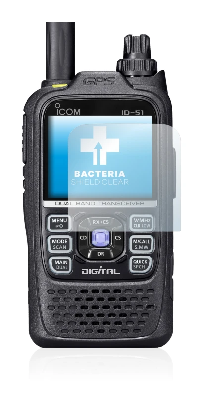 Imagen del dispositivo Icom ID-51 con una amplia variedad de protectores de pantalla.
