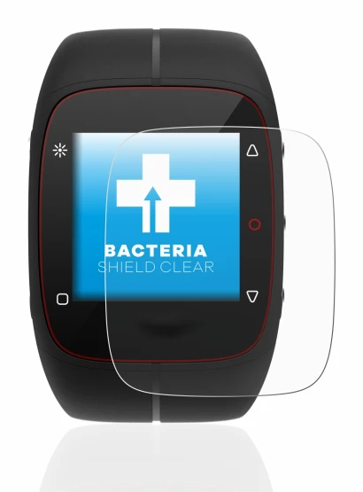 Imagen del dispositivo Polar M400 con una amplia variedad de protectores de pantalla.